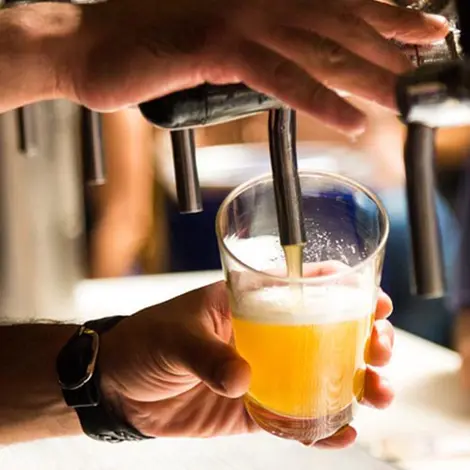 Beer tap image